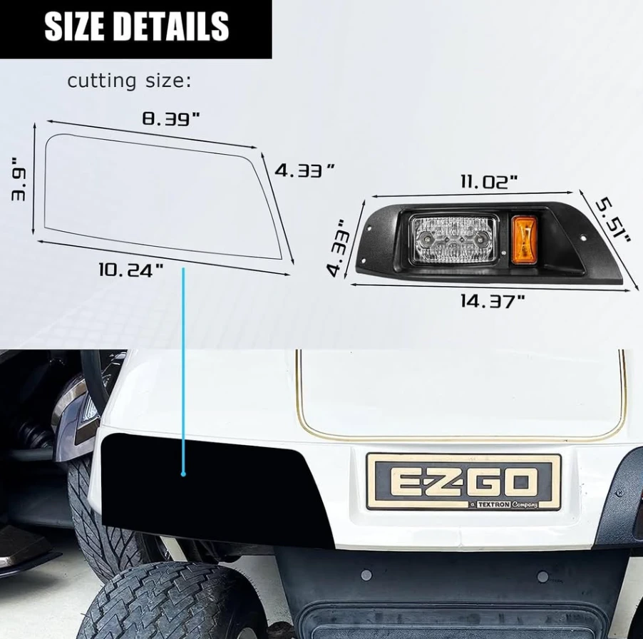 EZGO TXT Golf Cart LED Light Kit 1996-2013 - photo 5
