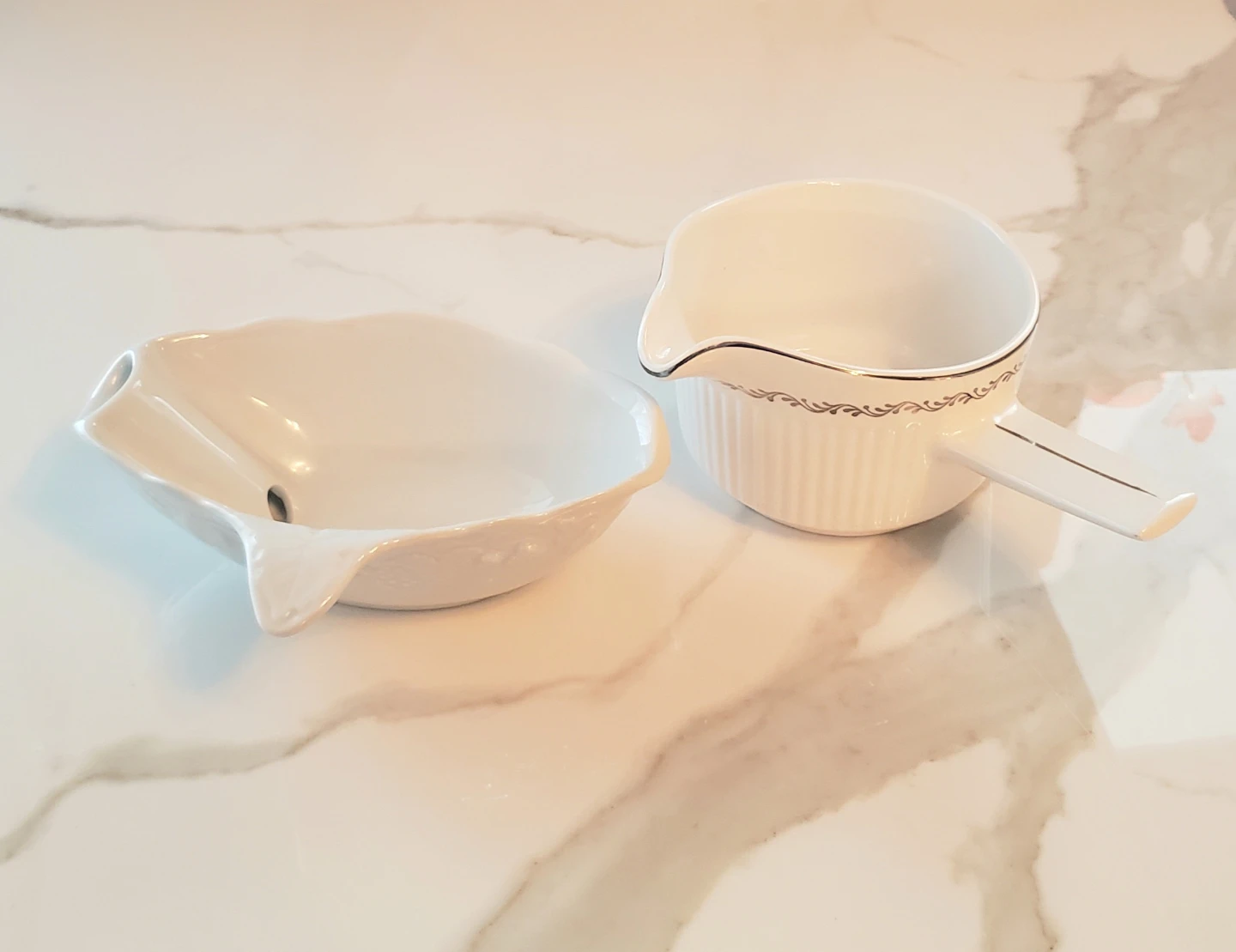 Porcelain Gravy/Sauce Boats $3 for Both