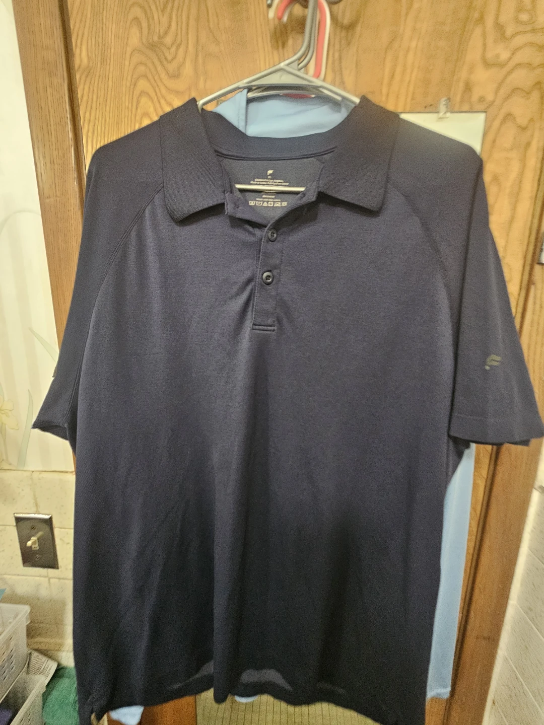 Fabletics Navy Blue Polo Shirt XL