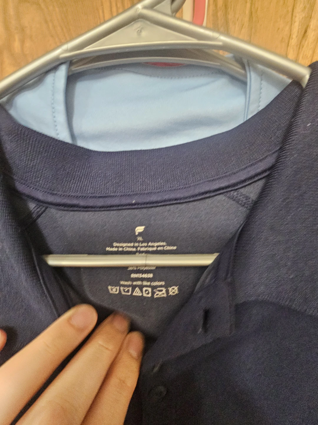 Fabletics Navy Blue Polo Shirt XL - photo 2