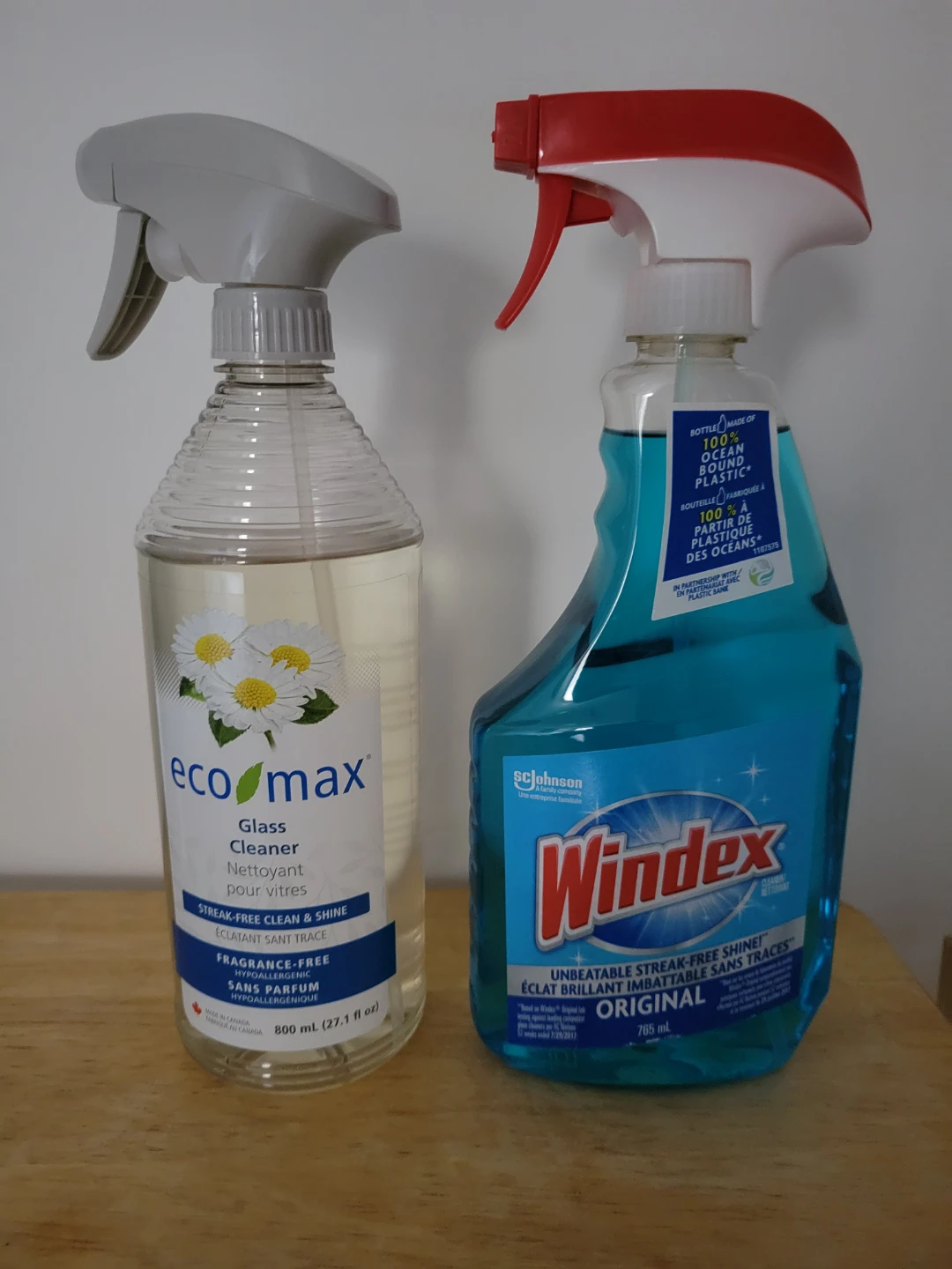 Eco Max Glass Cleaner & Windex Original