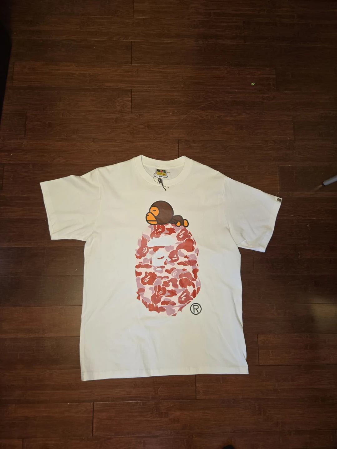 BAPE White Ape Head Camo T-Shirt