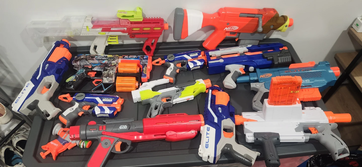 Nerf blasters