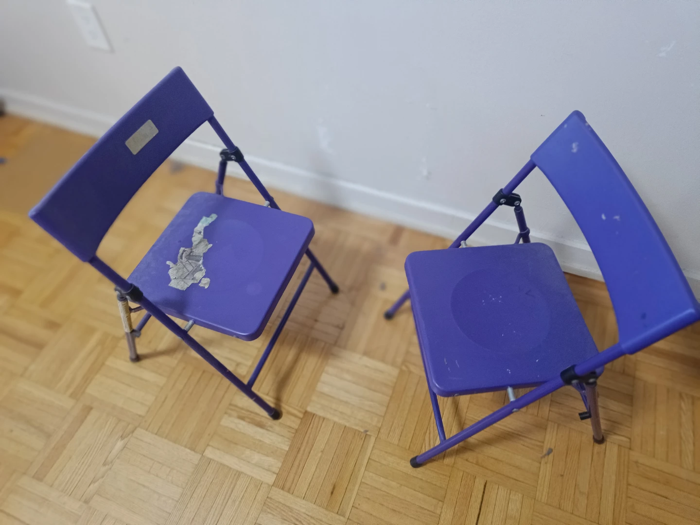 Purple Folding Chairs for kids  (2) - photo 2
