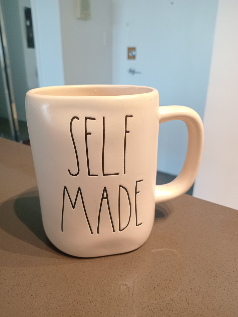 Rae Dunn "Self Made" Mug