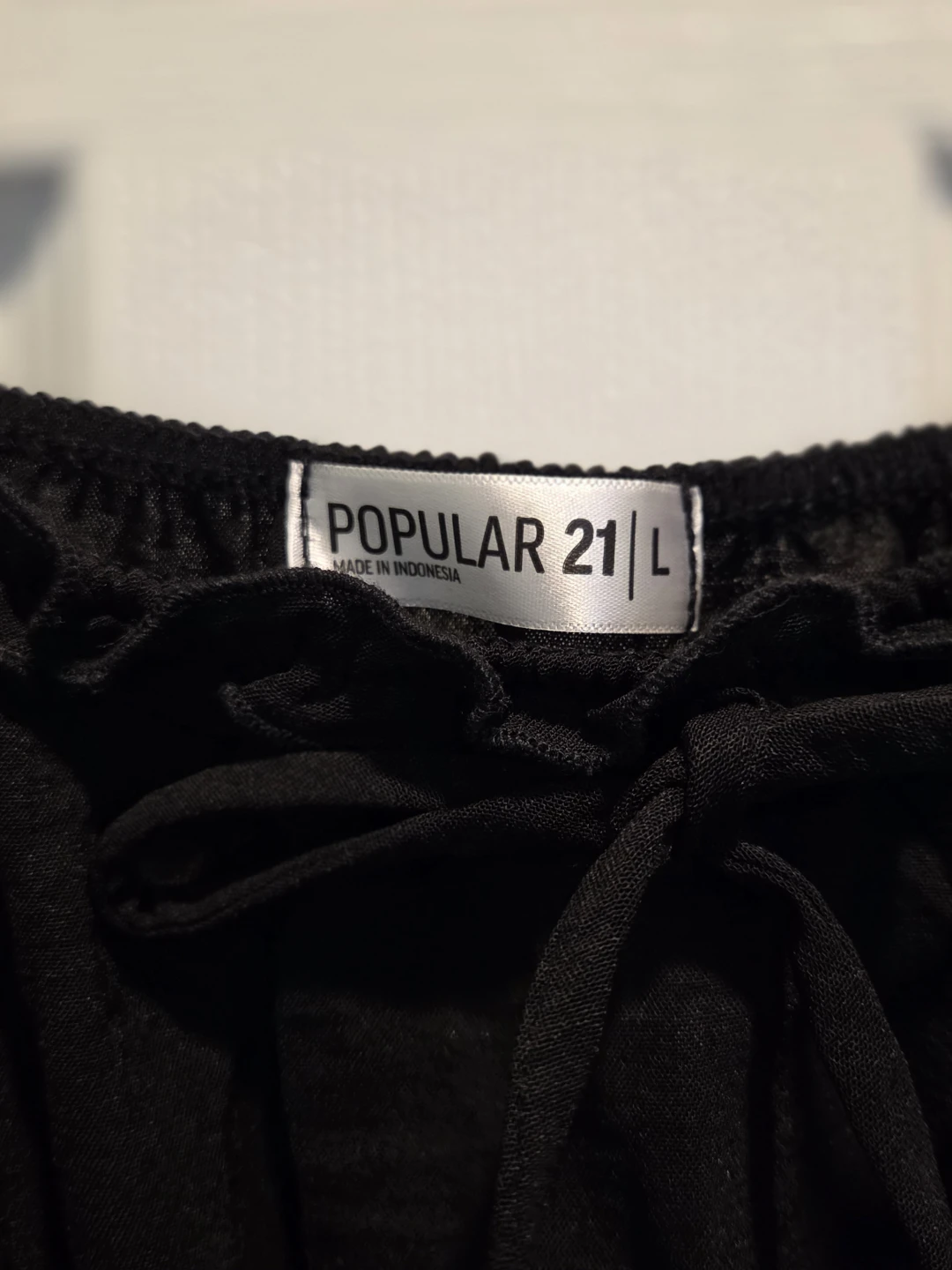 Popular 21 Black Tiered Dress - Size L - photo 3