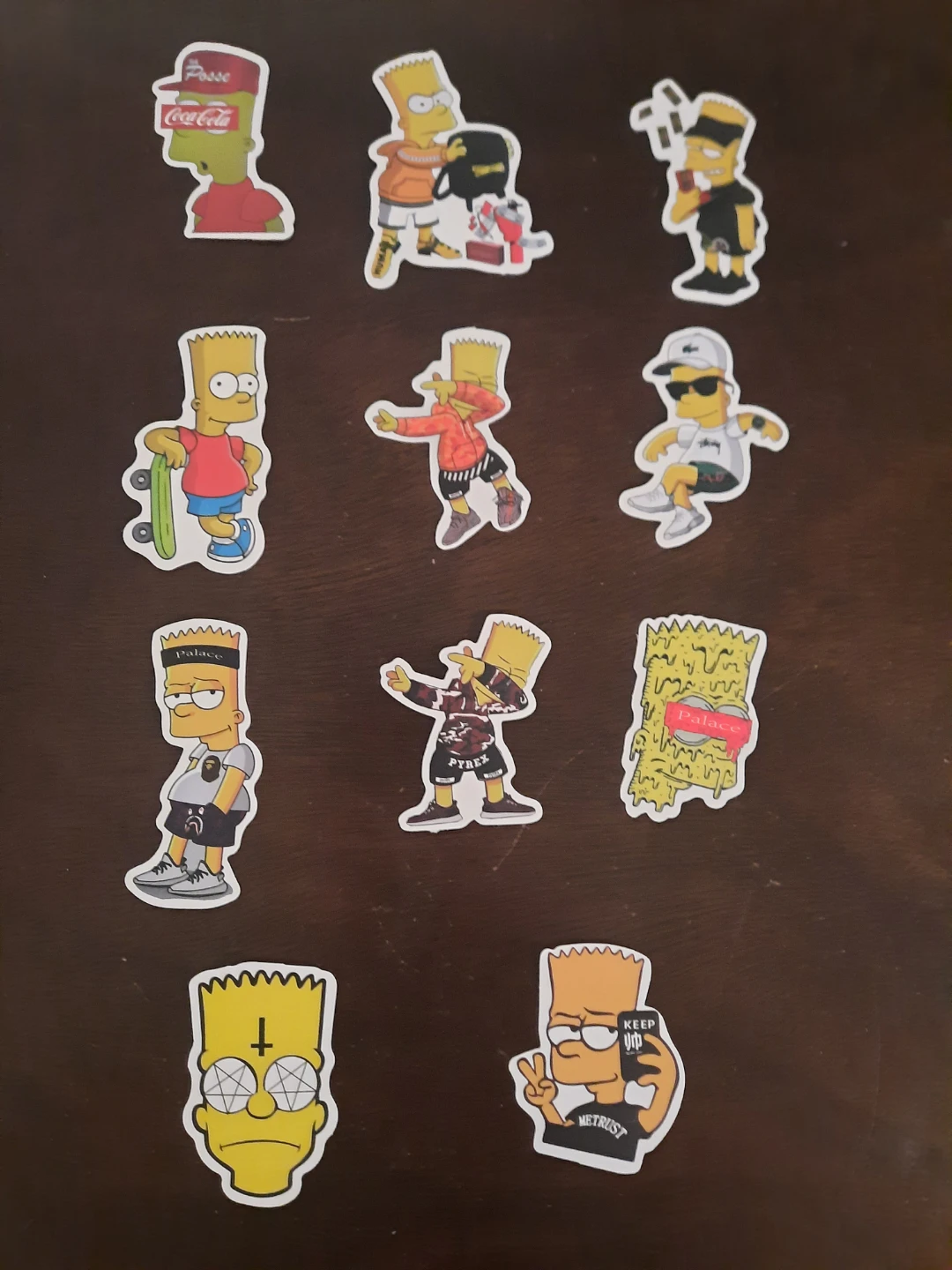 Bart Simpson Stickers - assorted