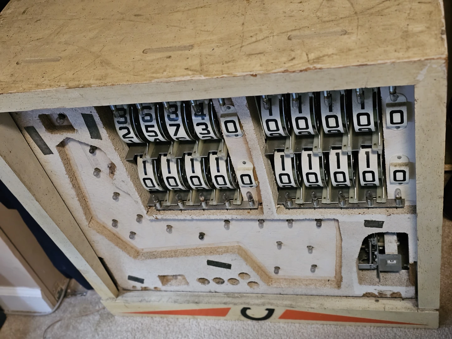 Vintage gottlieb pinball Machine head only no glass