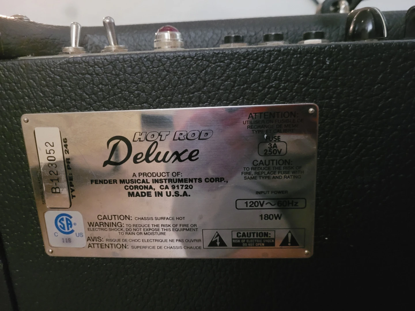 Fender Hot Rod Deluxe Guitar Amplifier - photo 2