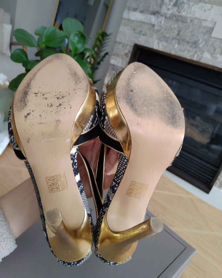 BCBG MaxAzria Criss Cross High Heel Sandals - photo 5