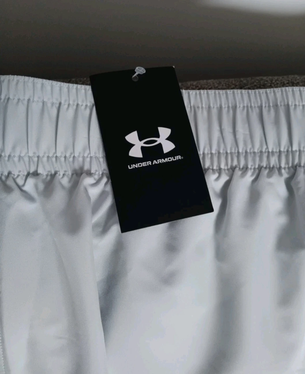 NWT Under Armour Mens Shorts.  XXL Tech Woven Wordmark.  White. - photo 4