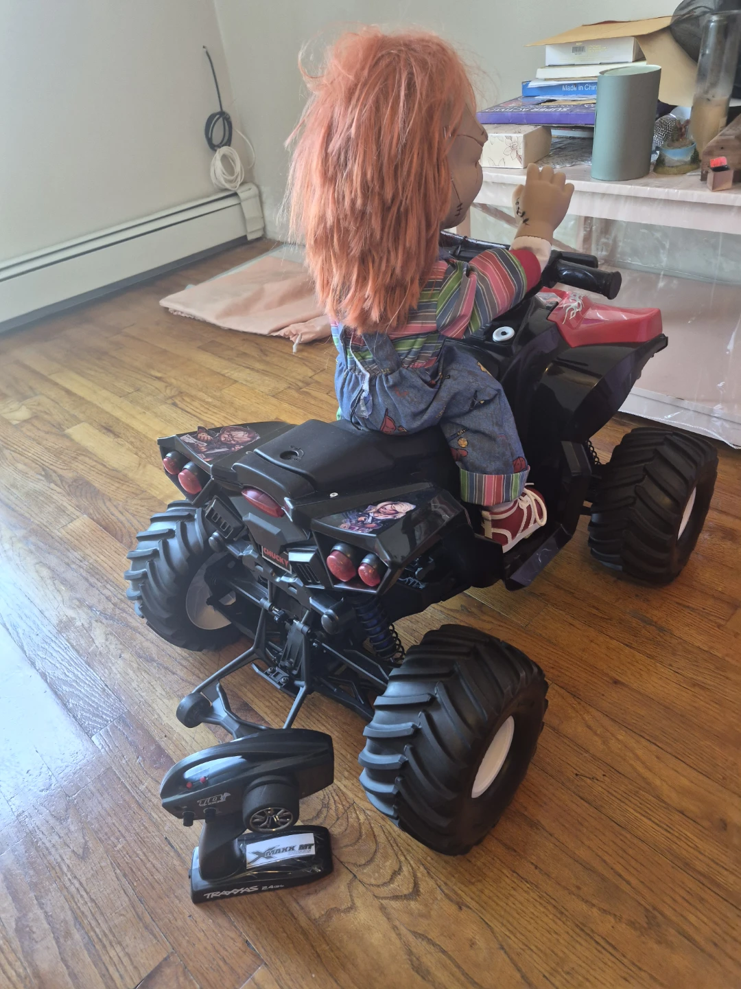 Chucky Doll on Traxxas XMAXX w/ ATV Body - photo 4