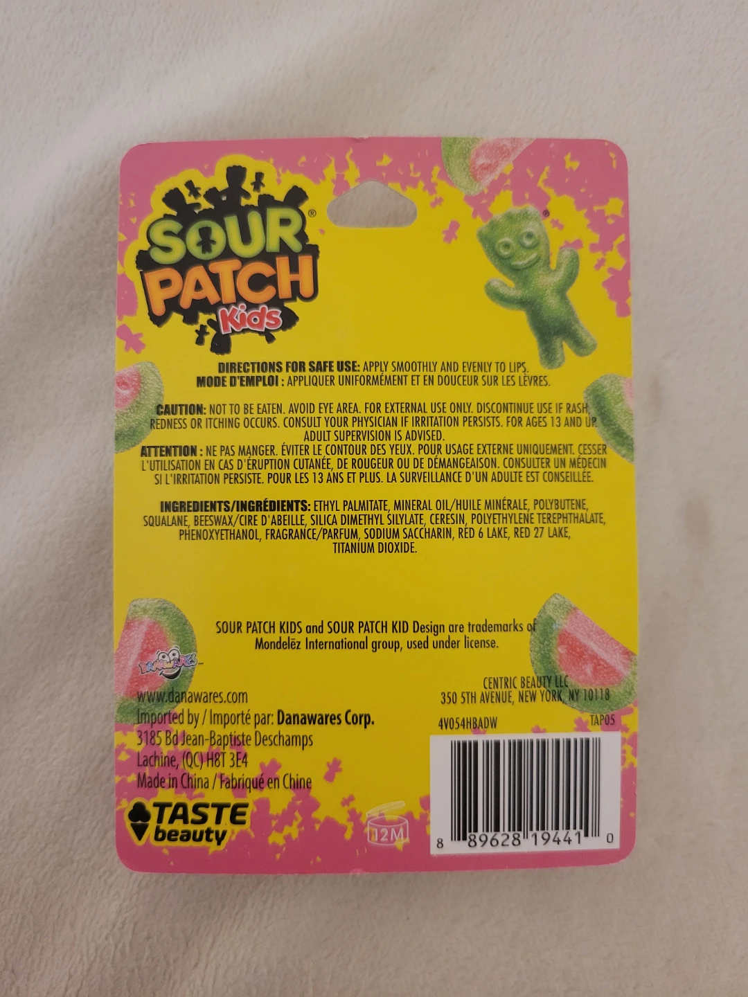 Sour Patch Kids Watermelon Flavored Lip Gloss - photo 2