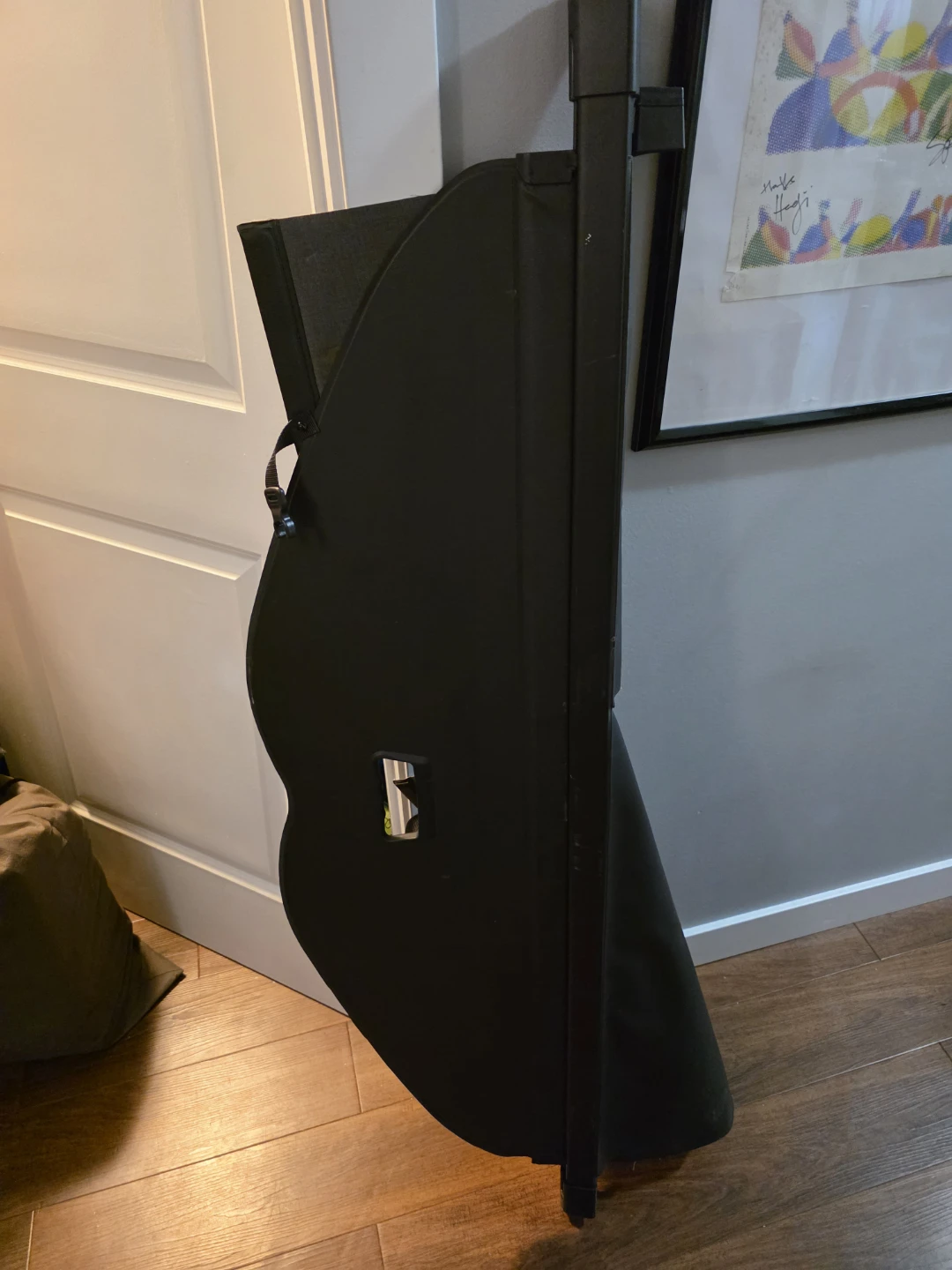 Black Cargo Cover Trunk Shade - photo 2