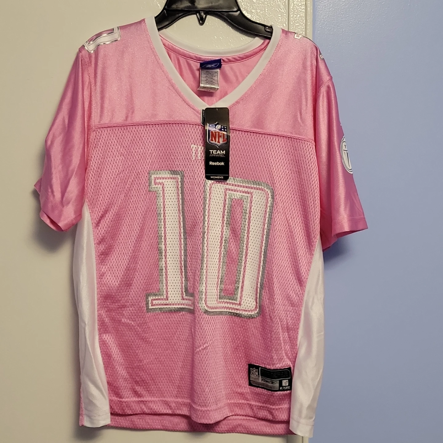 Reebok NFL Pink Football Jersey - Young #10