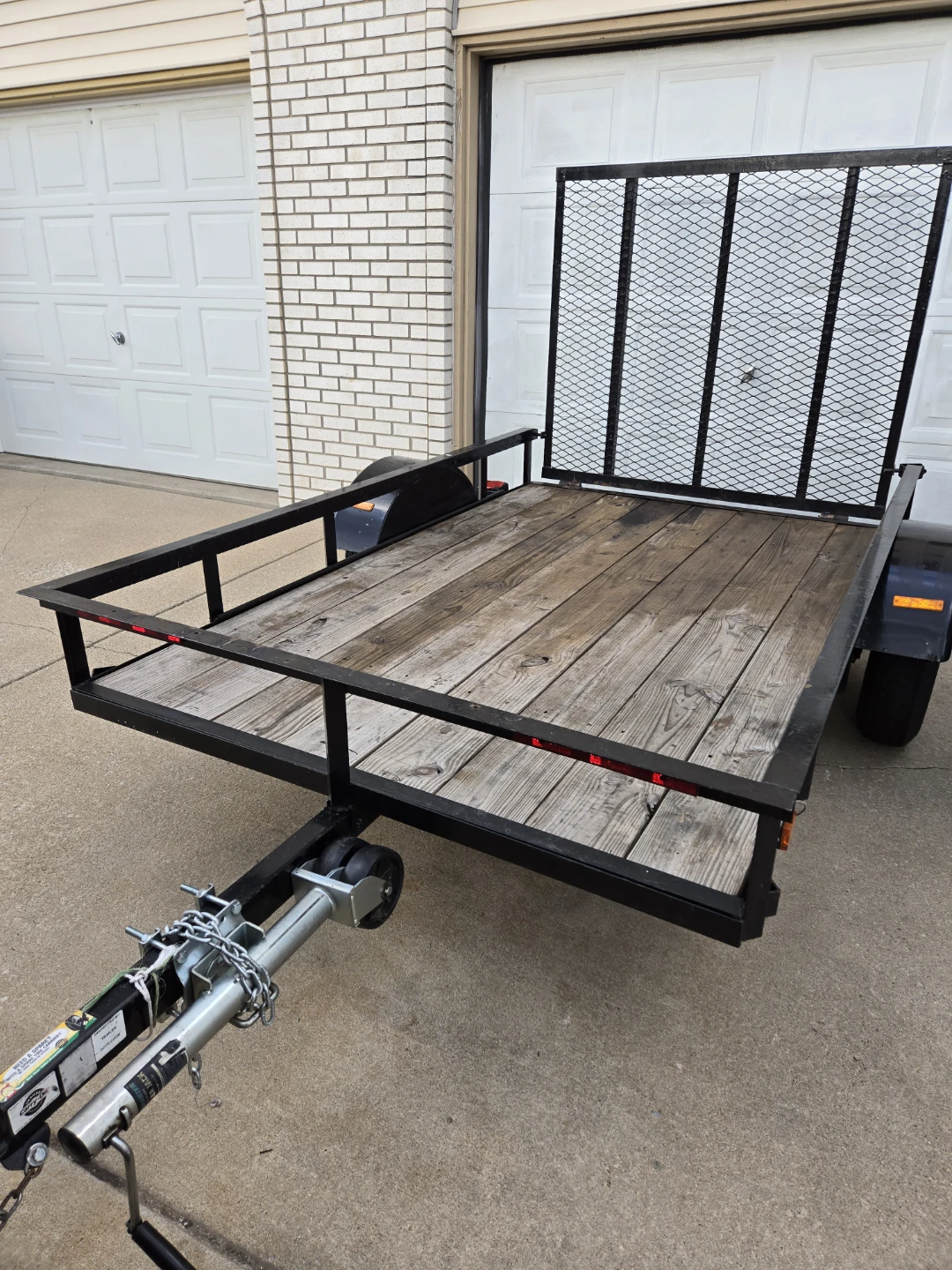 Utility Trailer with Ramp Gate