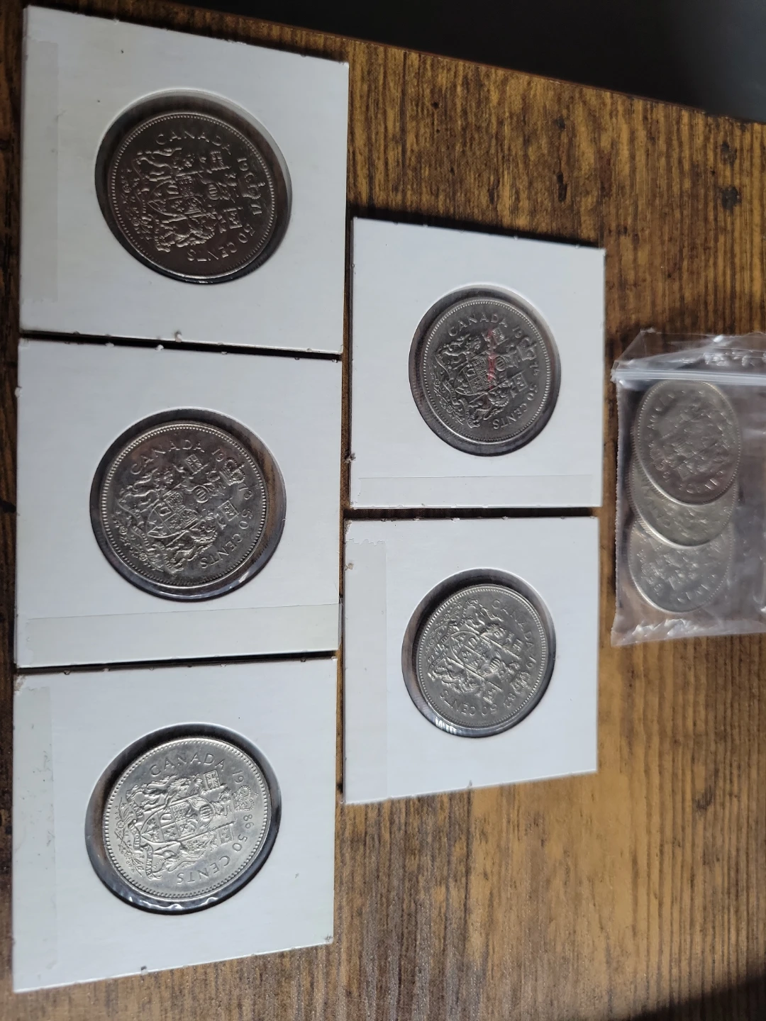 Canadian 50 cent Coin Lot