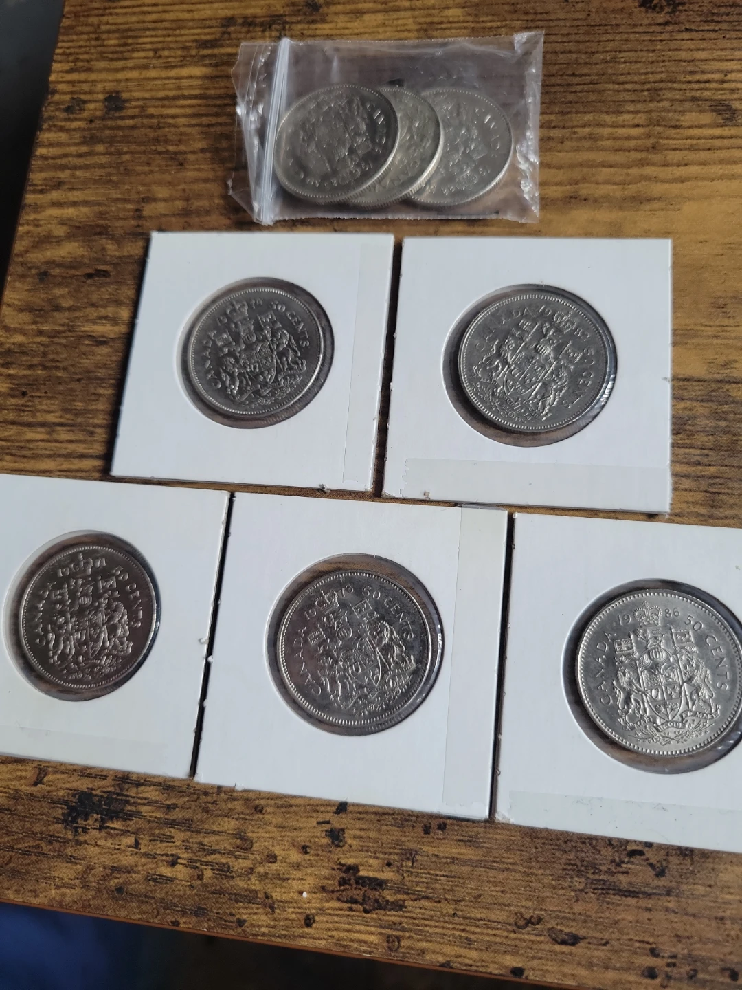 Canadian 50 cent Coin Lot - photo 3