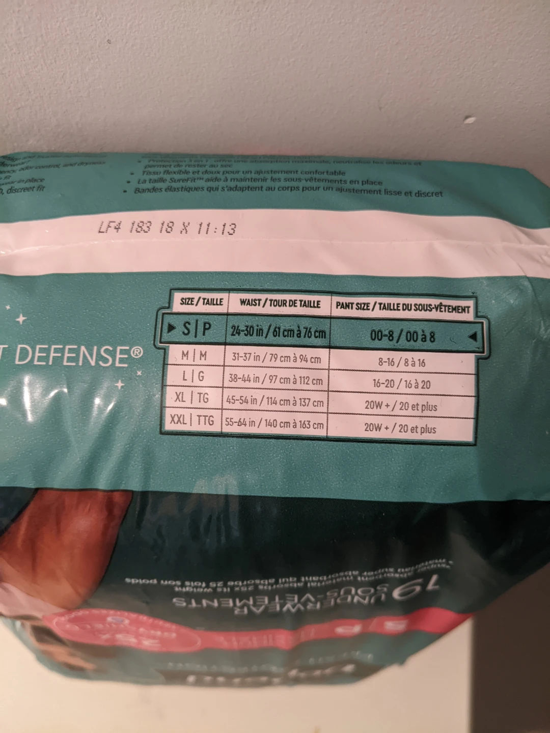 Depend Fresh Protection Underwear Size S - photo 2