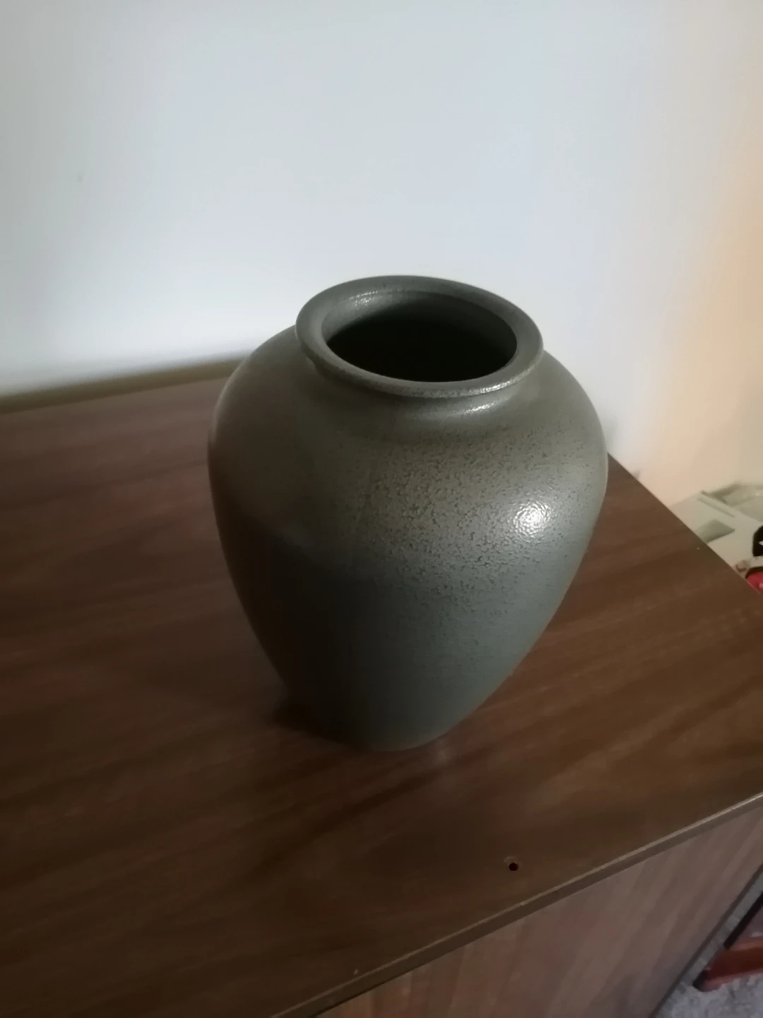 Grey Speckled Glass Vase - photo 2