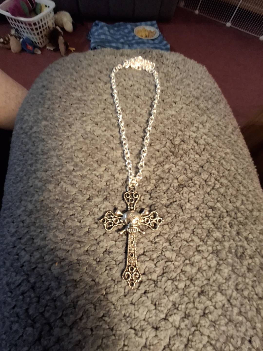 Skull Cross Necklace