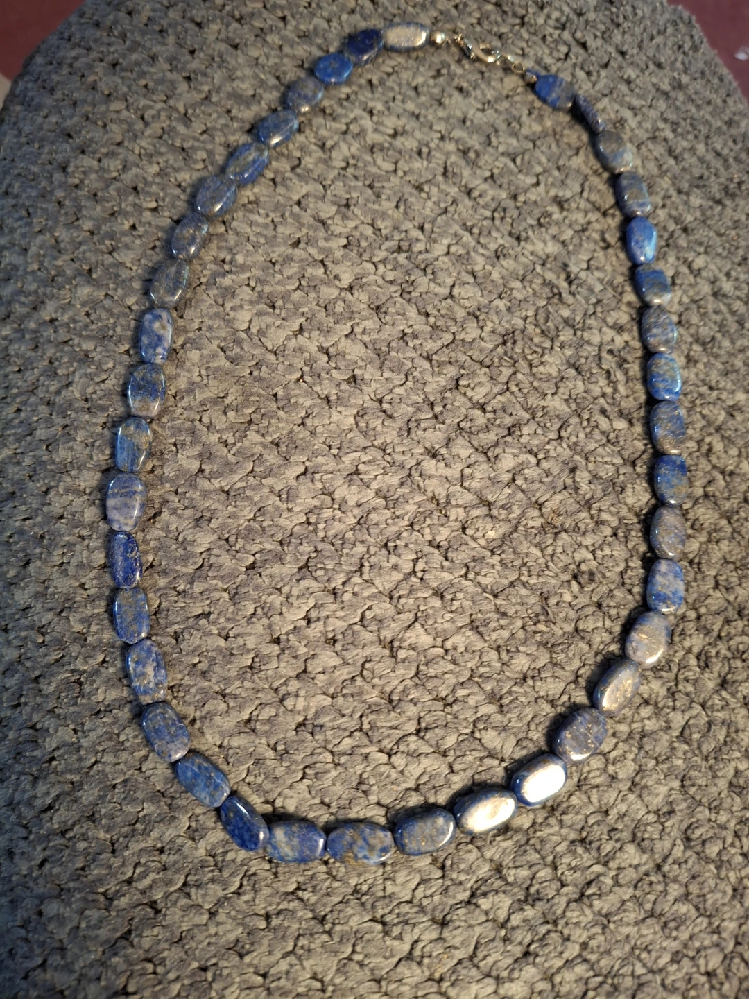 Lapis Lazuli beaded necklace - photo 2