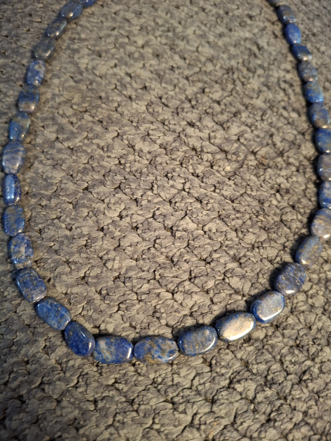 Lapis Lazuli beaded necklace - photo 3