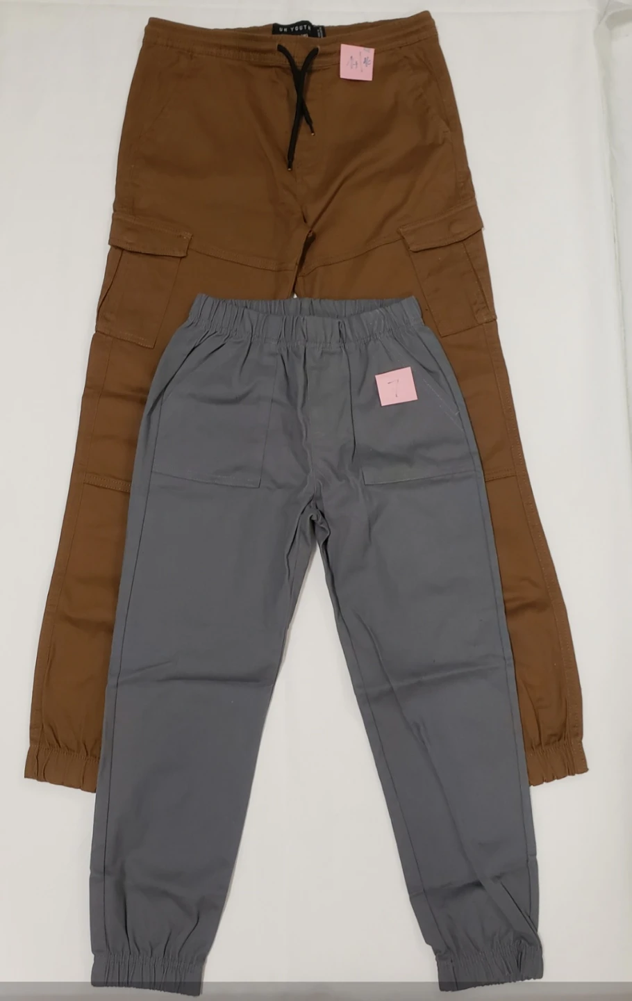 Brand new Boys Cargo Pants (Brown & Grey)