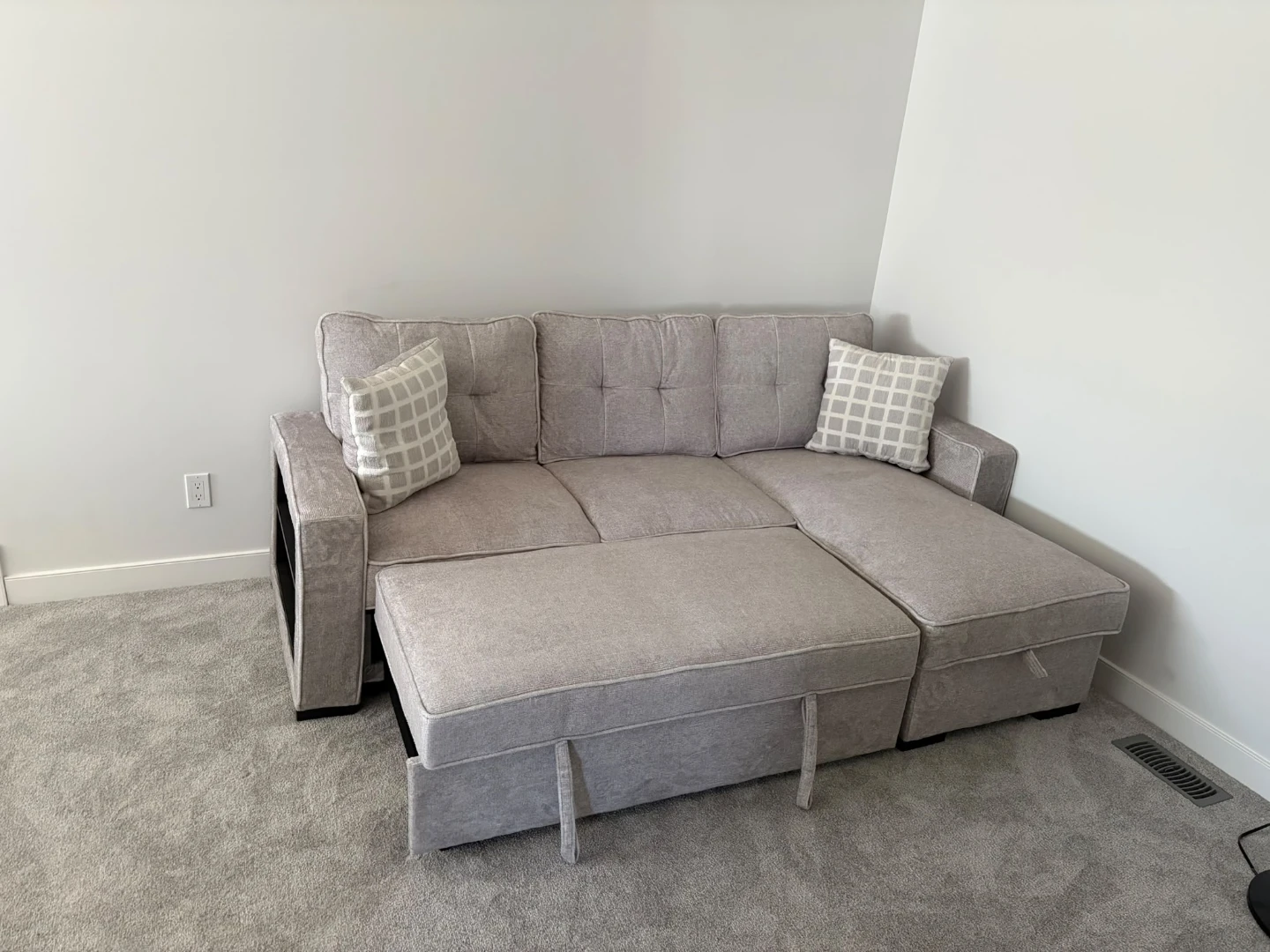 Sectional Sofa Bed with Storage