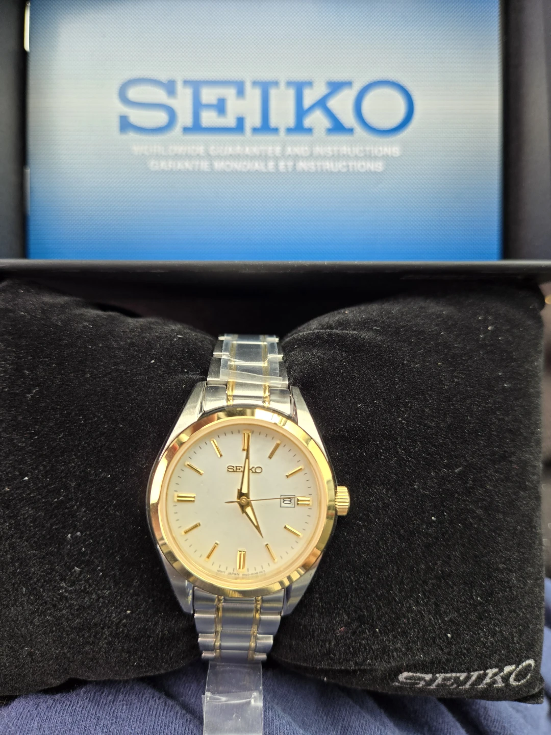 Seiko Two-Tone Stainless Steel Watch - photo 2