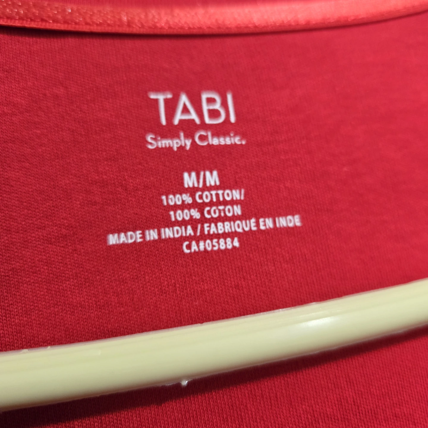 TABI Simply Classic Red Embellished Long Sleeve Top M/M - photo 3