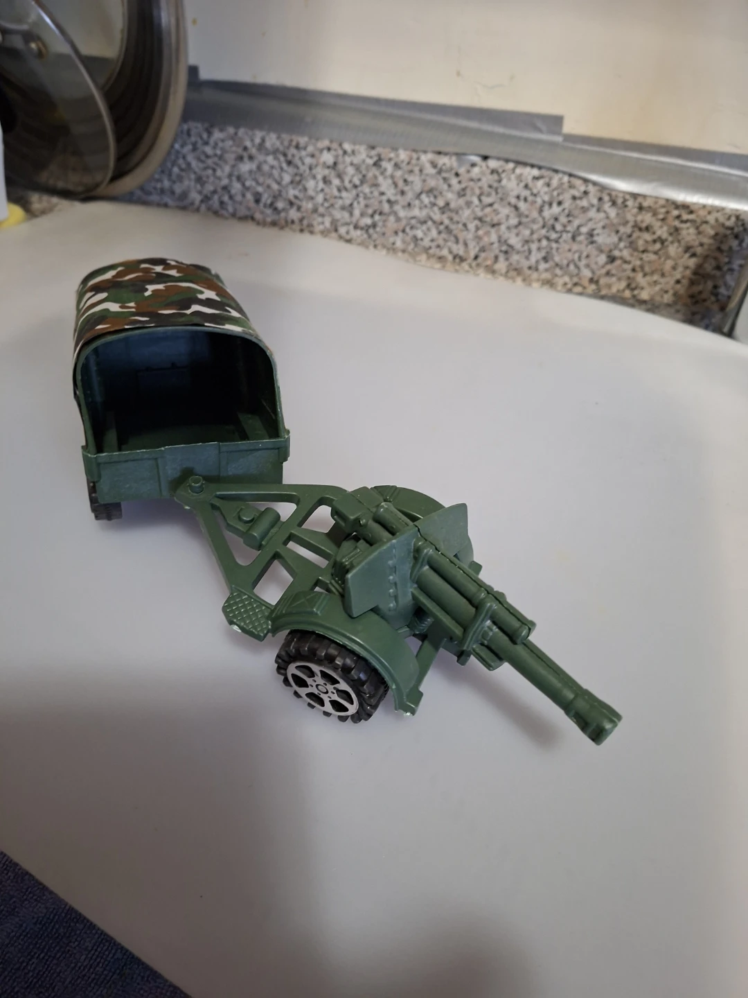 Toy Military Cannon with Camo Trailer - photo 3