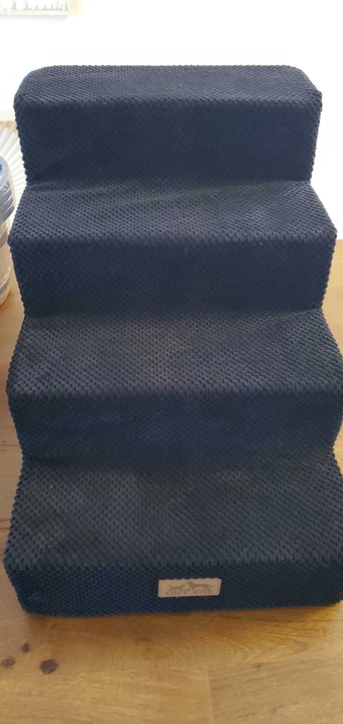 COZY KISS 4-Step Pet Stairs for Small Dogs and Cats - photo 2