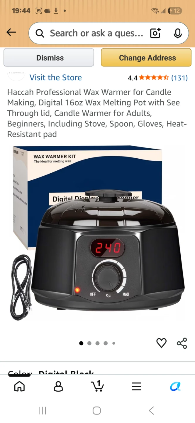 Haccah Professional Wax Warmer for Candle Making - photo 4