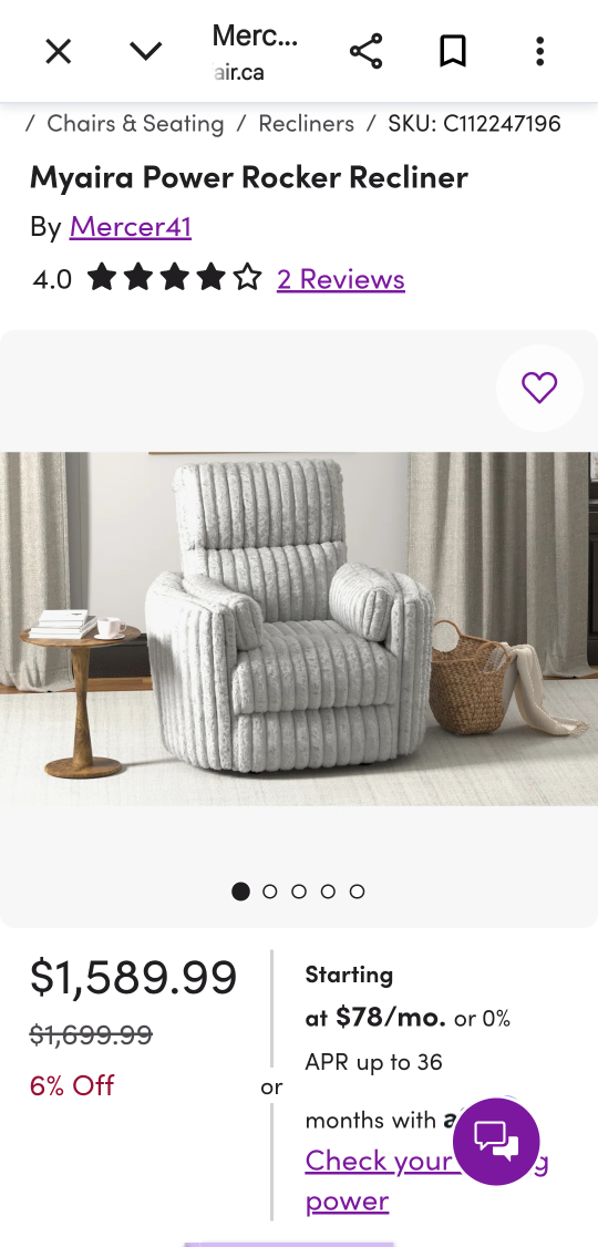 Catnapper Power Rocker Recliner - photo 5