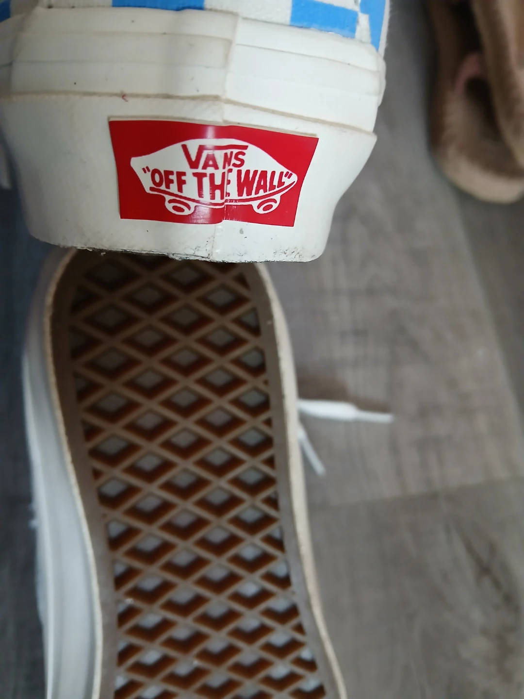Vans Off The Wall High Top Checkerboard Sneakers - photo 4