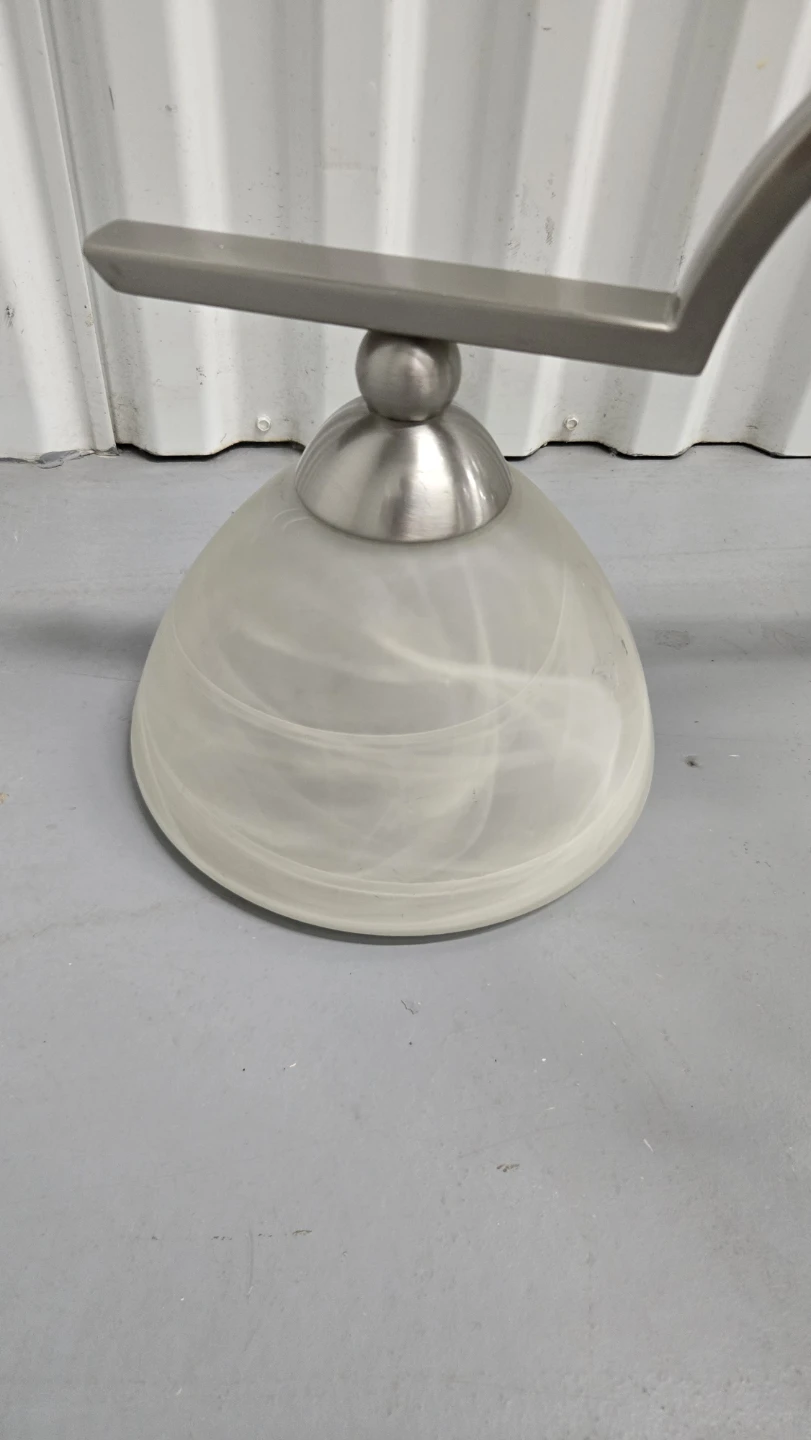 3-Light Brushed Nickel Chandelier - photo 5