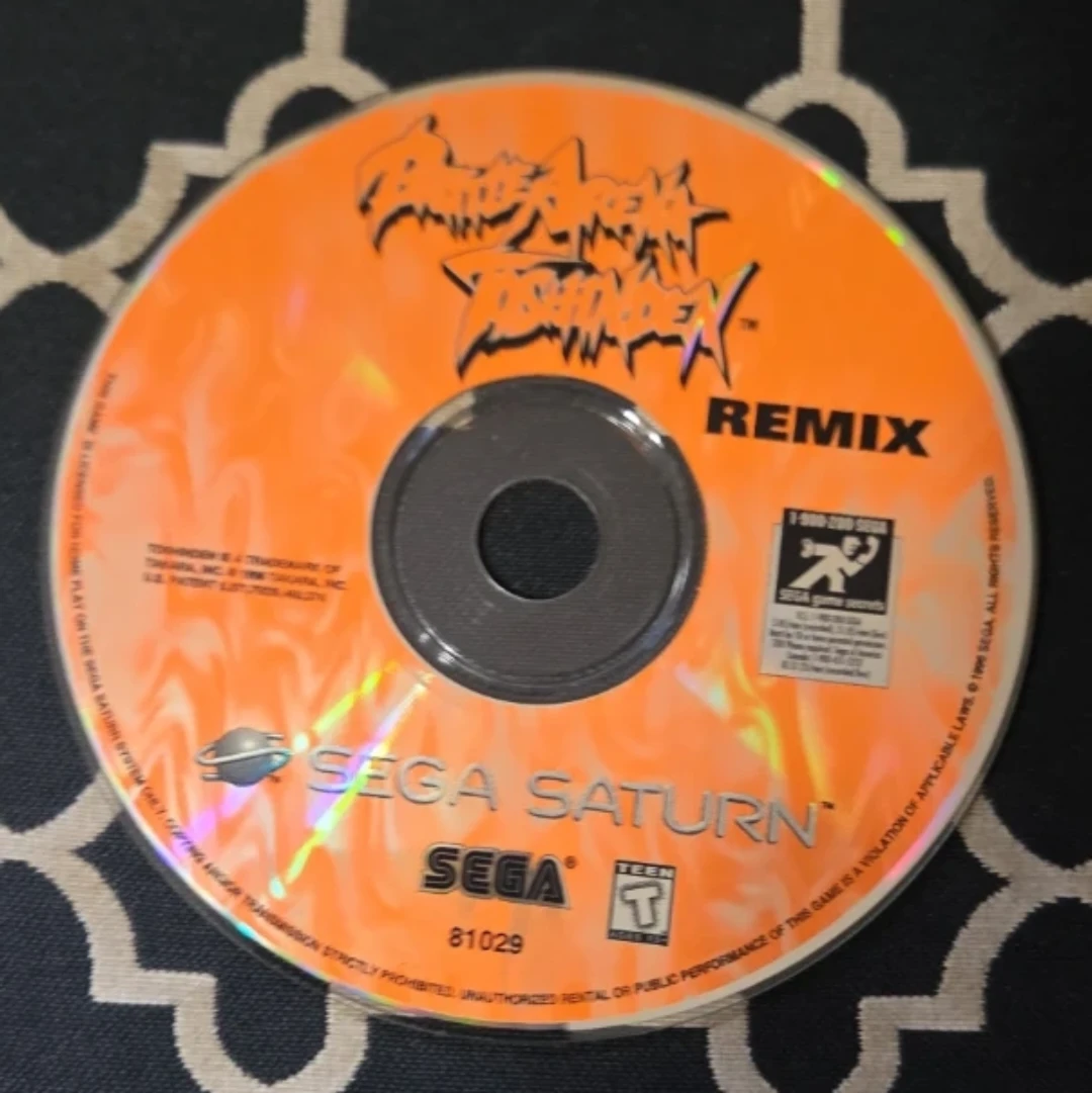 Battle Arena Toshinden Remix Sega Saturn Game Disc - photo 5