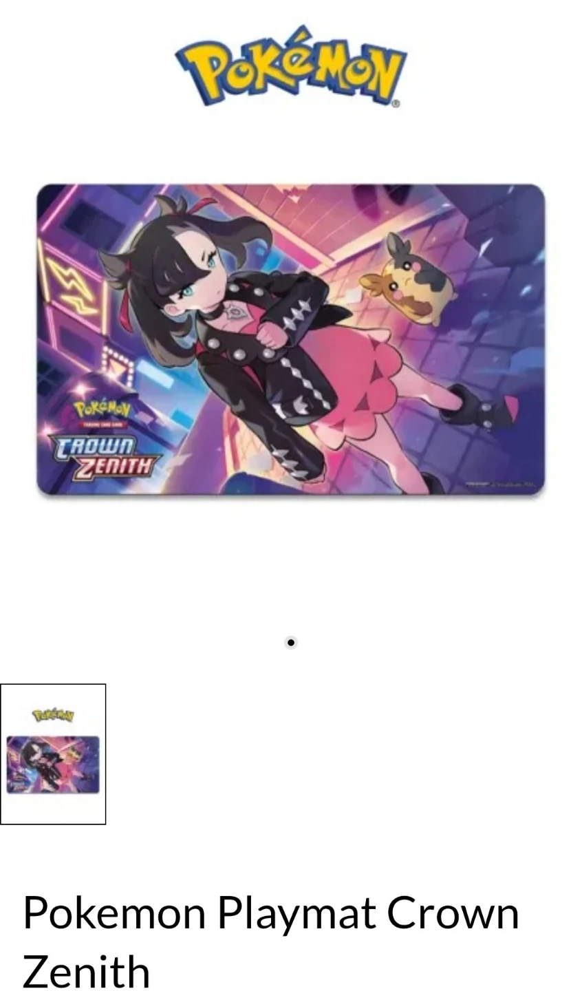 Official Pokémon Crown Zenith Playmat - photo 3