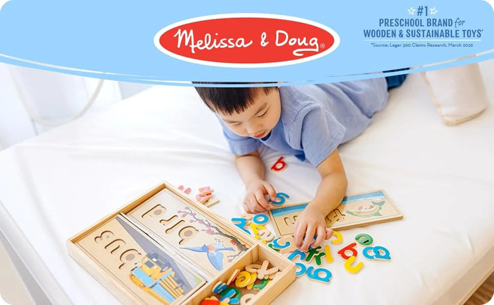 Melissa & Doug See & Spell Wooden Educational Language Learning - photo 2
