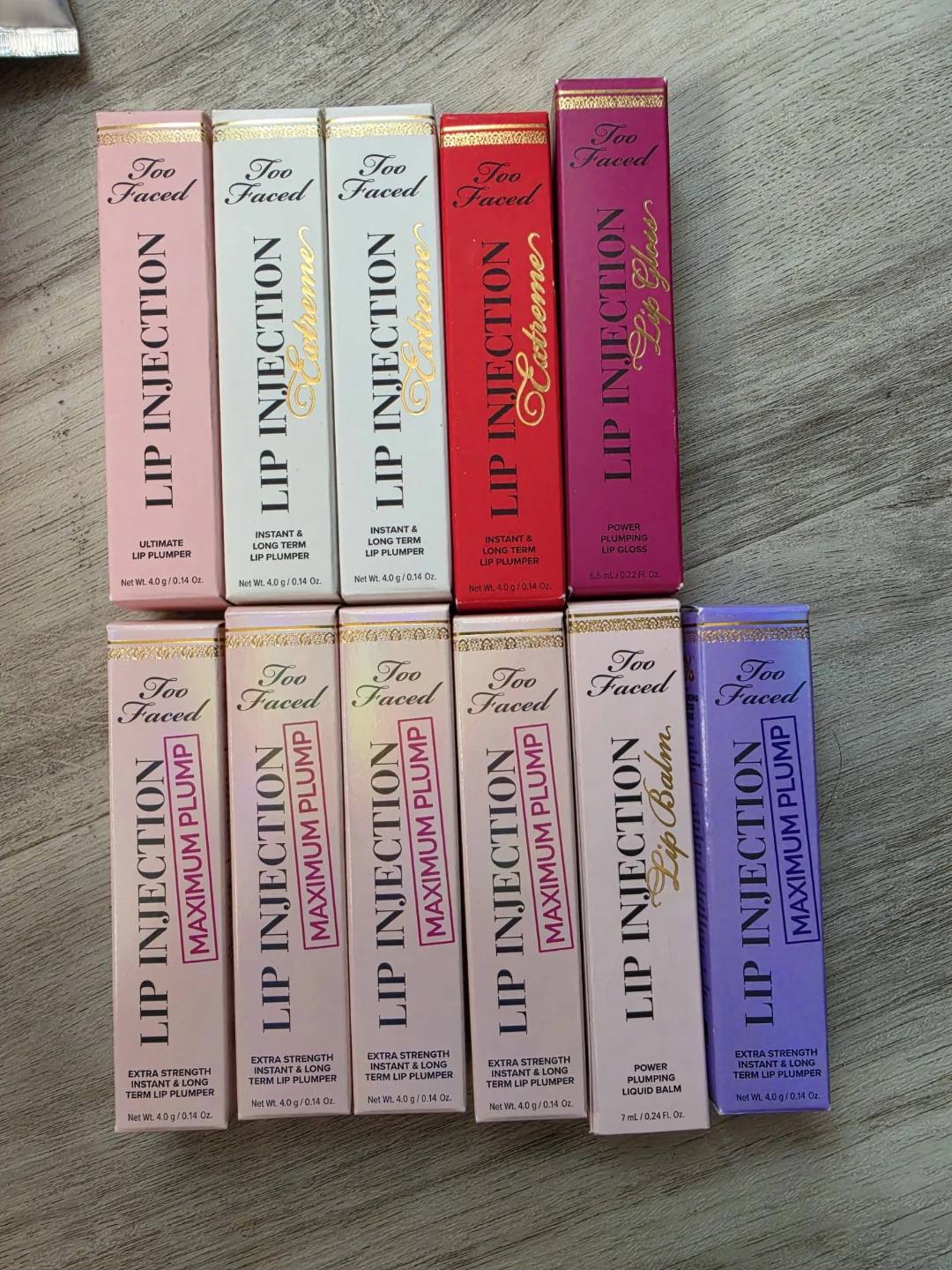 Too Faced Lip Injection Plumpers and Balm - Various Types