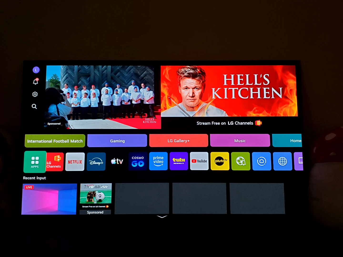 LG OLED 4K 120HZ TV