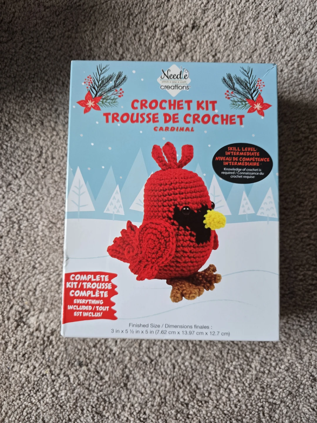 Needle Creations Cardinal Crochet Kit