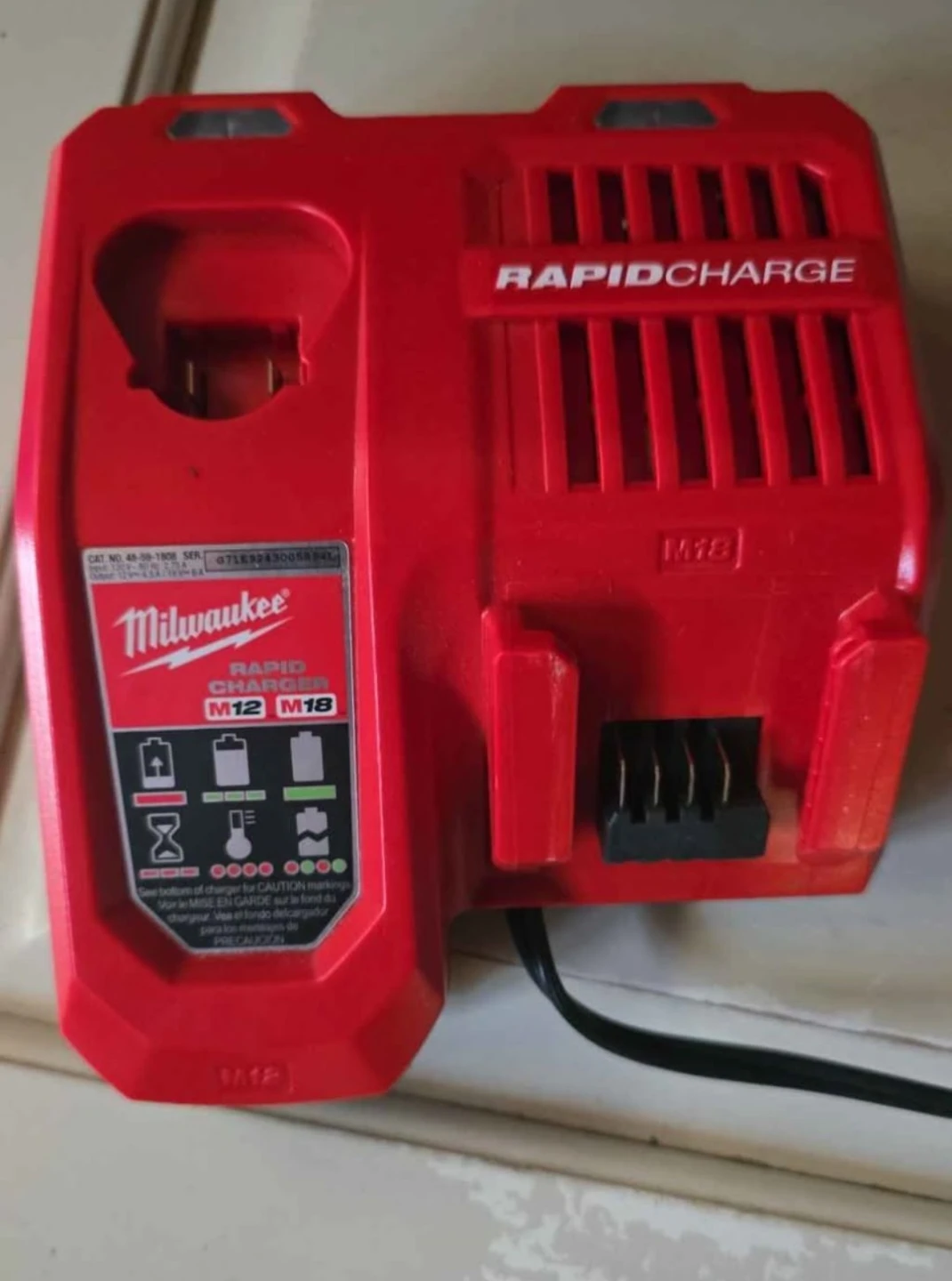 Milwaukee Rapid Charger