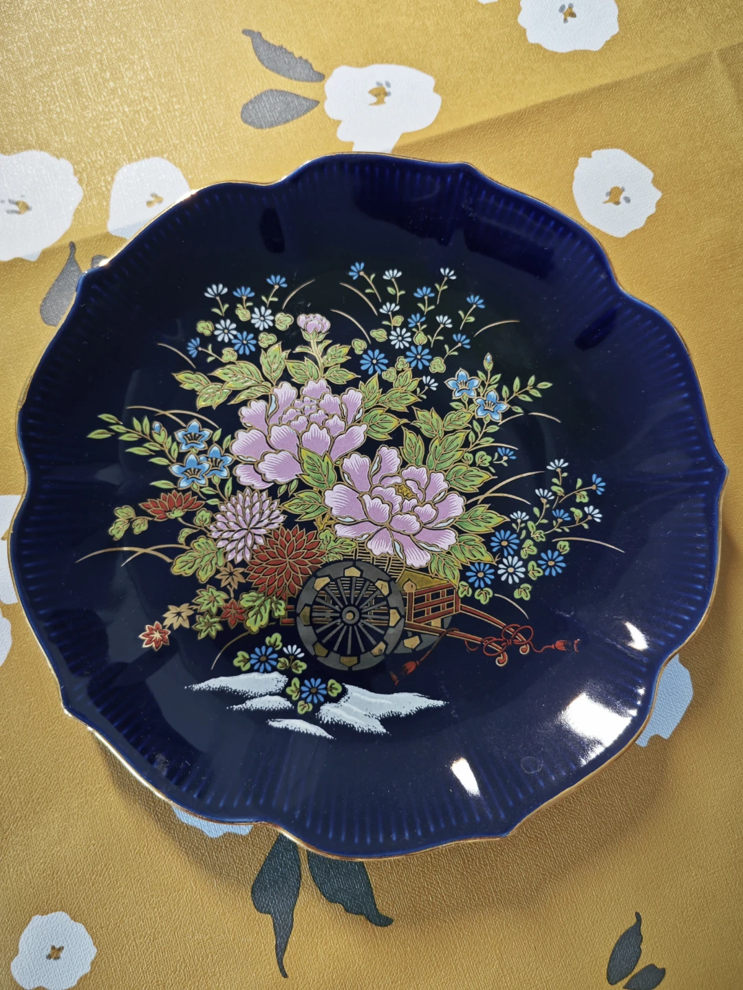 Decorative Floral Plate