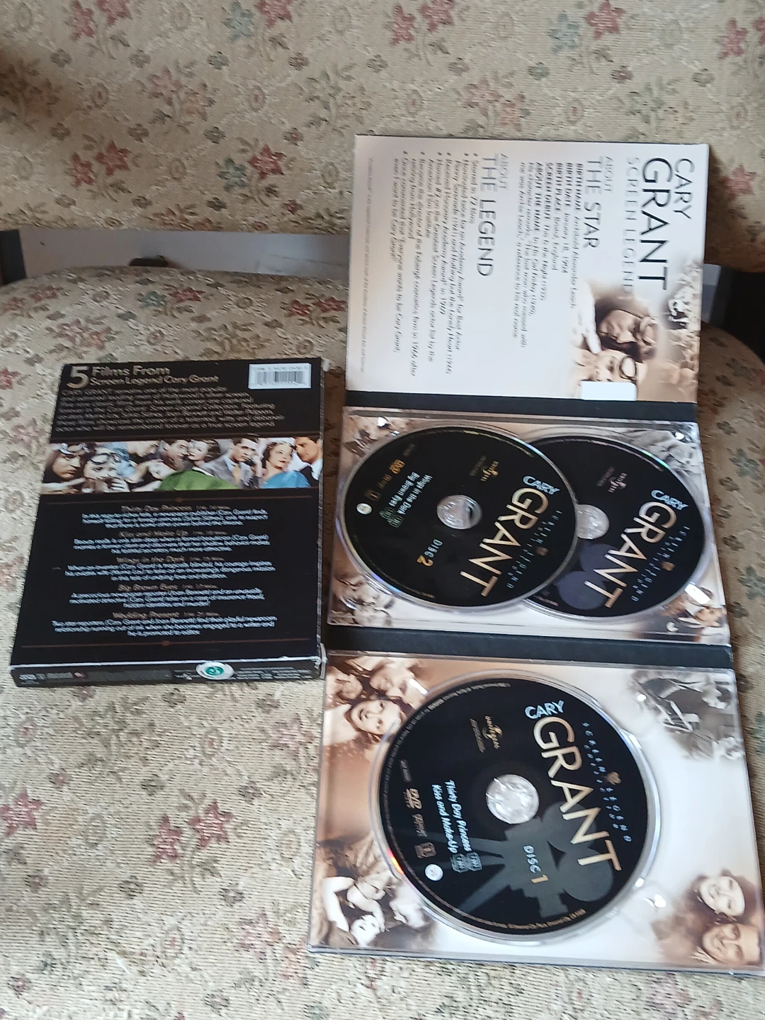 Cary Grant Screen Legend Collection 5 Film DVD Set - photo 3