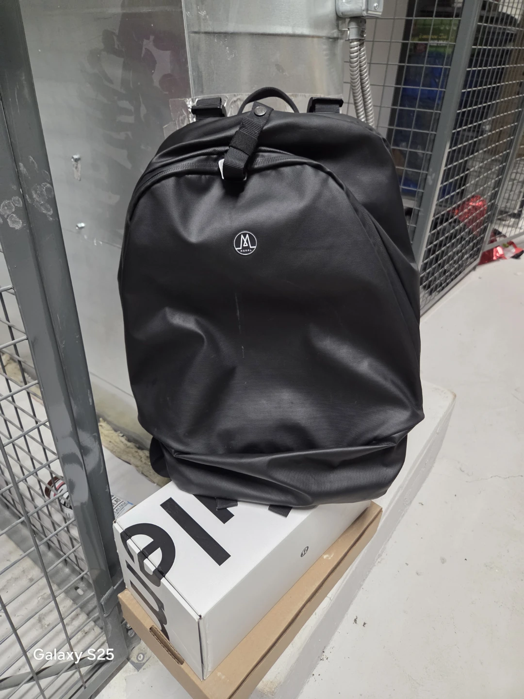 MORAL Black Backpack