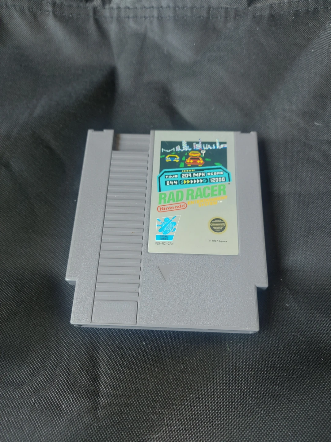 Nintendo NES Rad Racer Video Game Cartridge