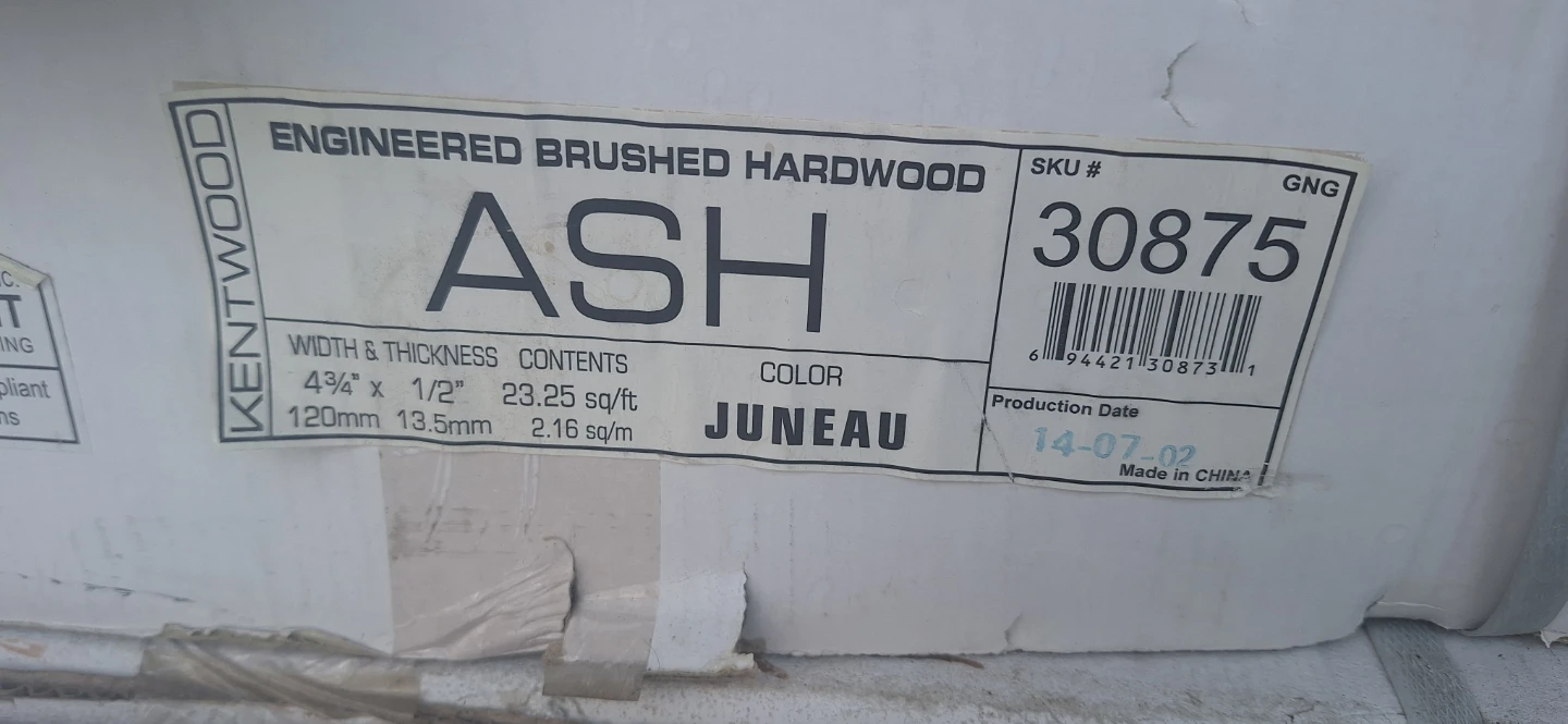 Kentwood Engineered Brushed Hardwood Flooring - Ash Juneau - photo 5
