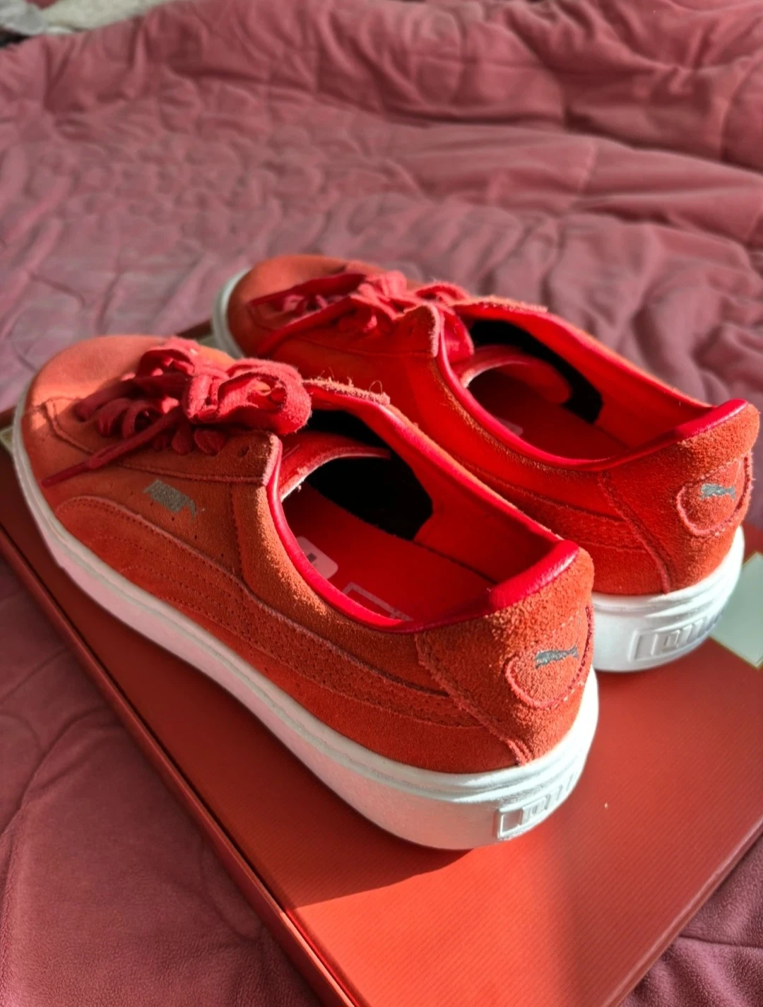 Puma Suede Platform Sneakers - Red - photo 2